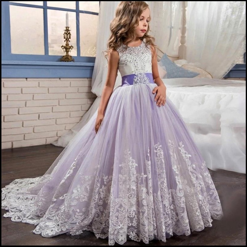 Bridesmaids frock - girls size 9-10
